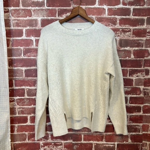 Splendid Sweaters - Splendid Off-White Knit Pullover